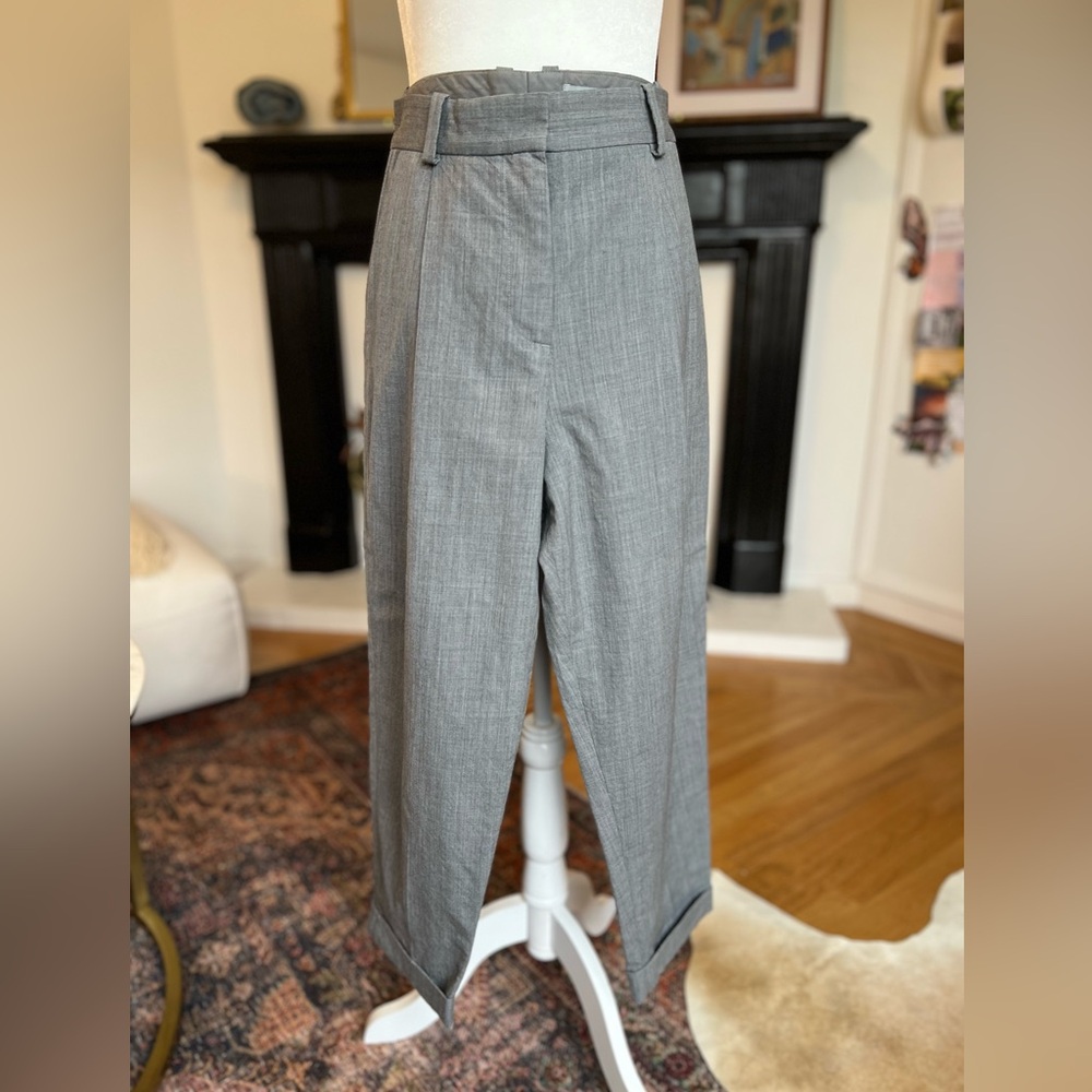 COS Wool Pleated Trouser Pant - EUR 34